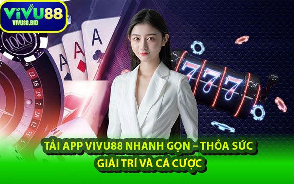 Tải App VIVU88 Nhanh Gọn – Thỏa Sức Giải Trí Và Cá Cược